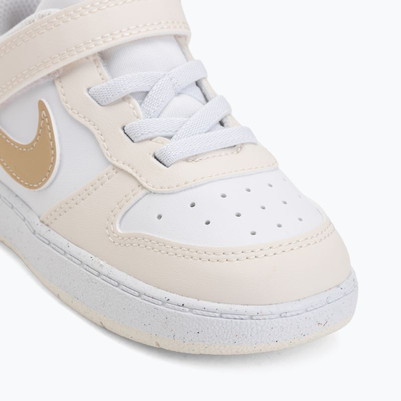 Детски обувки Nike Court Borough Low white/chalk/white/shimmer 7