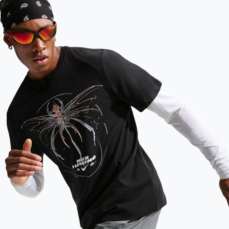Мъжка тениска за бягане Nike Dri-Fit Running black 4