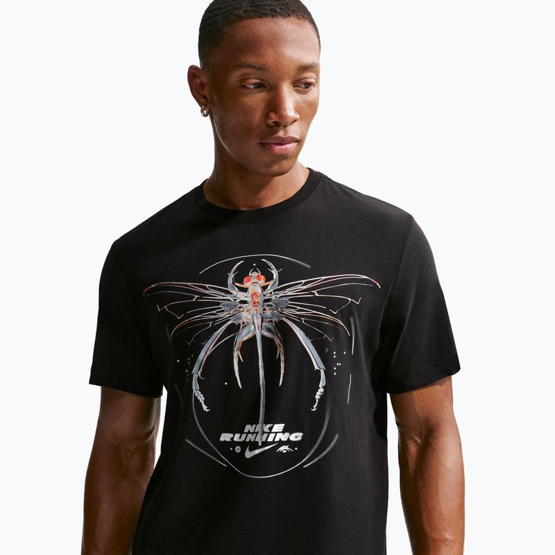 Мъжка тениска за бягане Nike Dri-Fit Running black 5