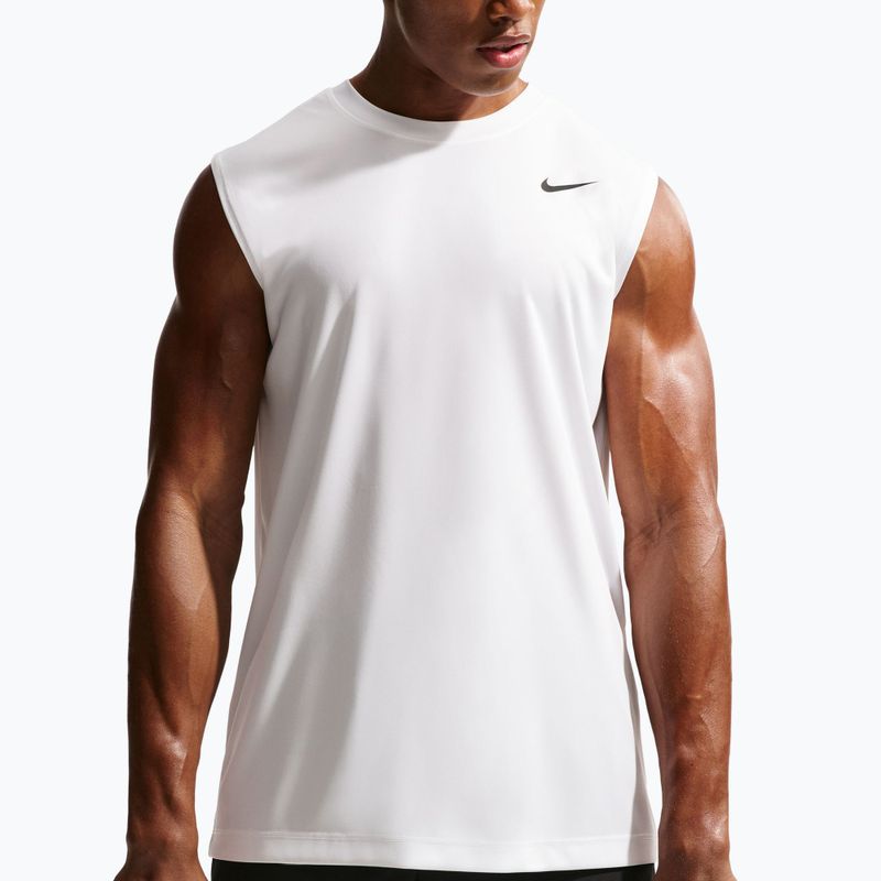 Мъжка тренировъчна тениска Nike Dri-FIT Sleeveless Training Top white/black