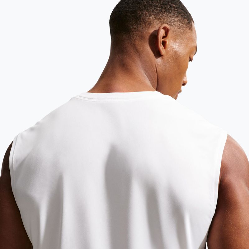 Мъжка тренировъчна тениска Nike Dri-FIT Sleeveless Training Top white/black 5