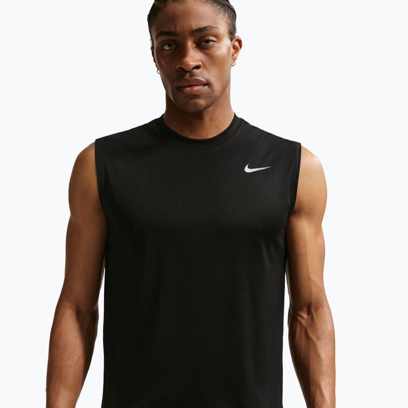 Мъжка тренировъчна тениска Nike Dri-FIT Sleeveless Training Top black/matte silver 3