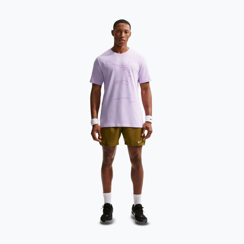 Мъжка тениска/фланелка за тенис Nike Court Dri-Fit violet mist 2