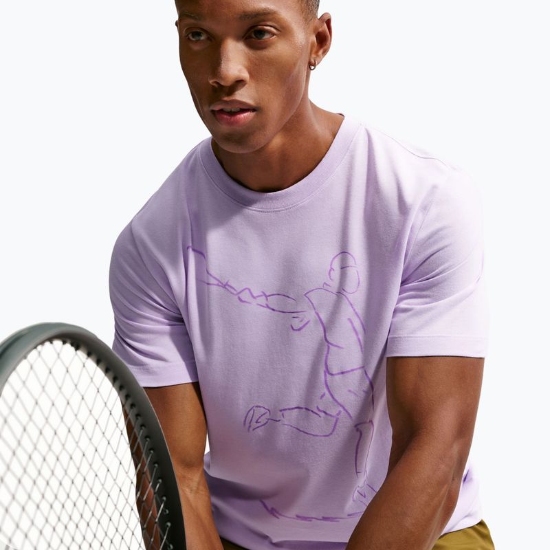 Мъжка тениска/фланелка за тенис Nike Court Dri-Fit violet mist 6