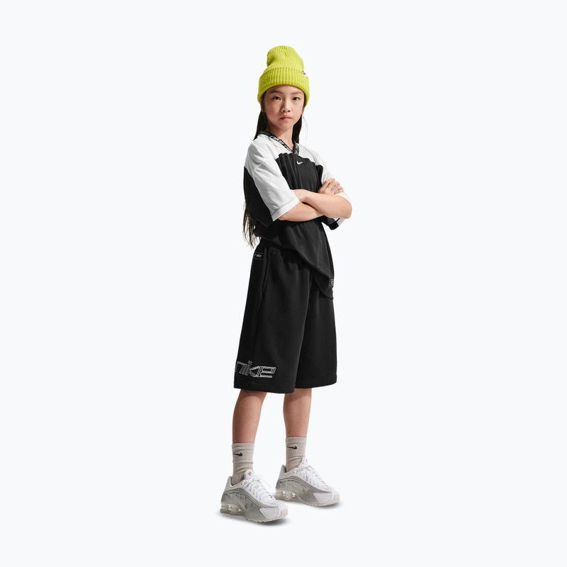 Детски къси панталони/шорти Nike Sportswear French Terry black/white 2