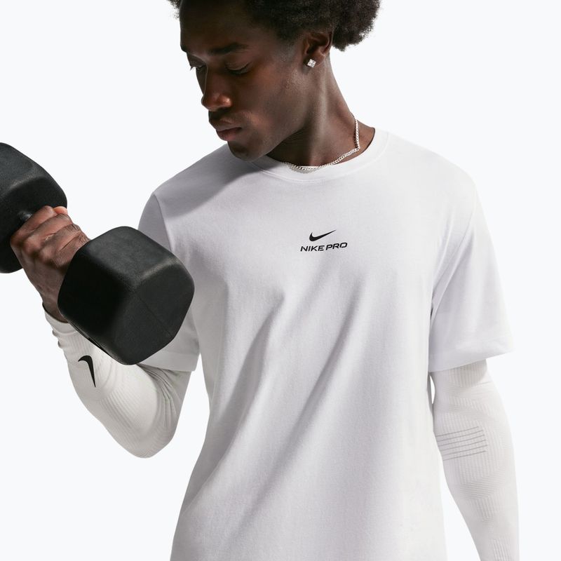 Мъжка тренировъчна тениска Nike Pro Dri-Fit white/black 6
