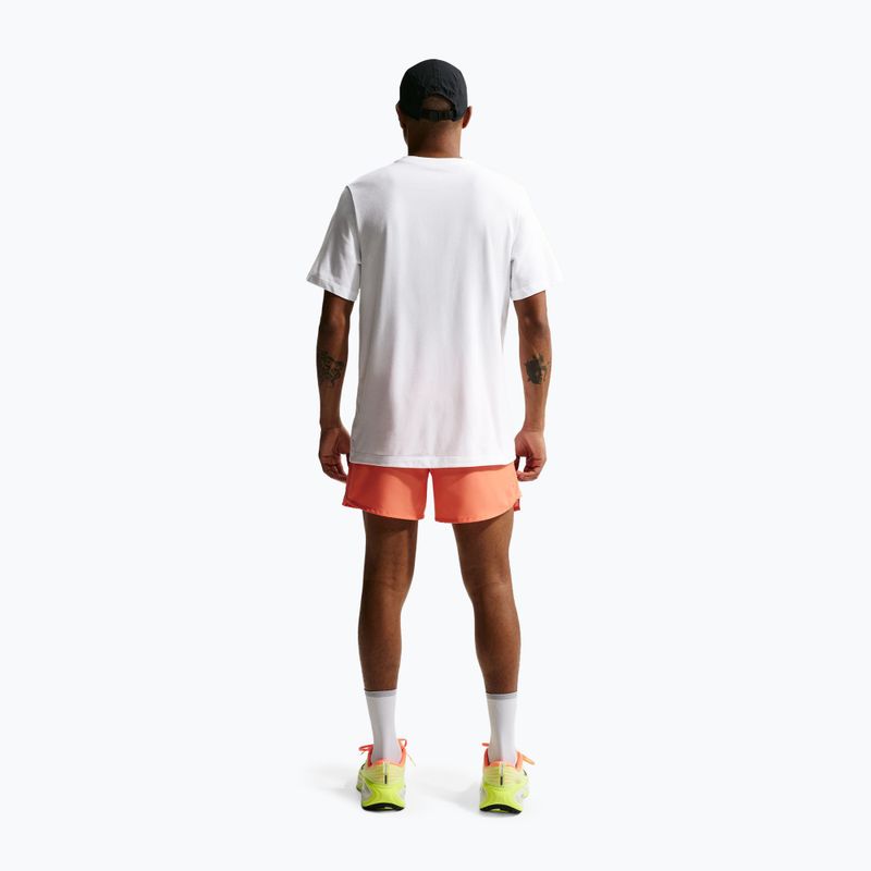 Мъжка тениска за бягане Nike Dri-Fit Running white/barely volt 3