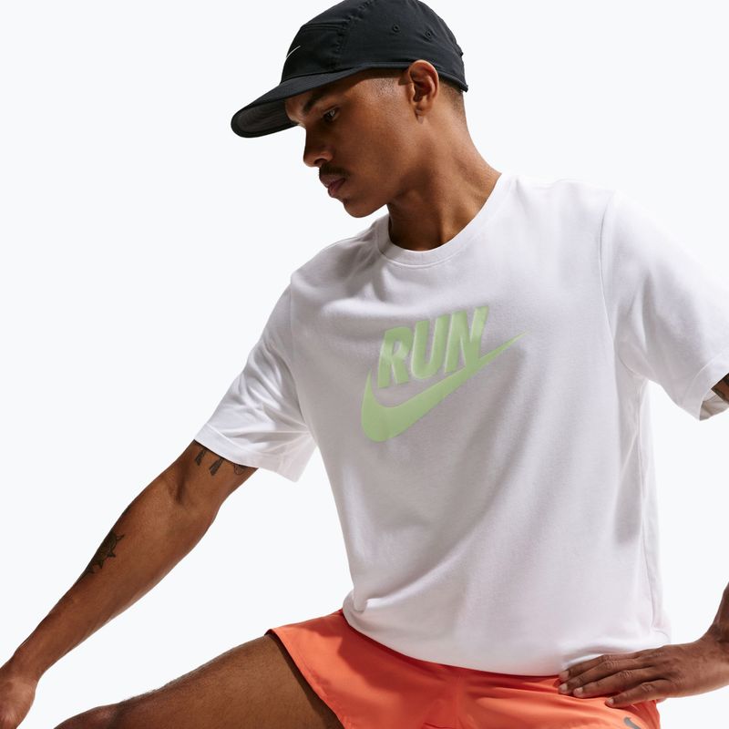 Мъжка тениска за бягане Nike Dri-Fit Running white/barely volt 6