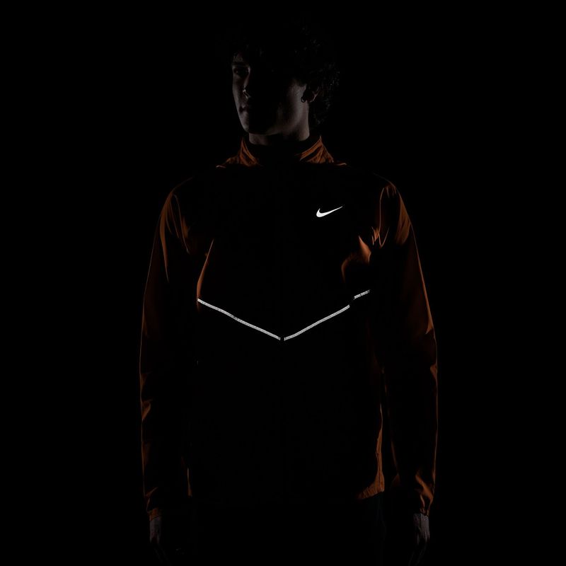 Мъжко яке за бягане Nike Miler Repel UV total orange 4