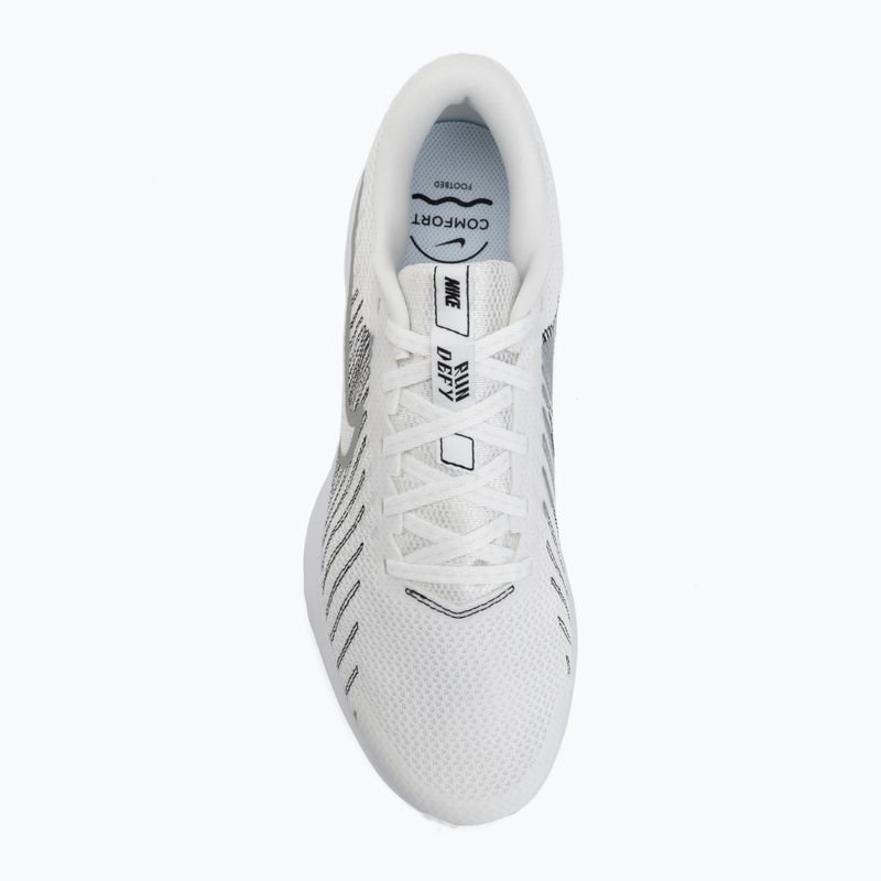 Мъжки обувки за бягане Nike Run Defy summit white/white/black/metallic silver 5