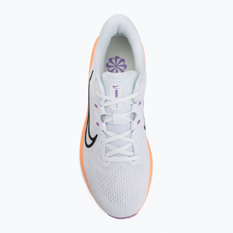 Дамски обувки за бягане Nike Quest 6 white/bright violet/light magenta/black 5