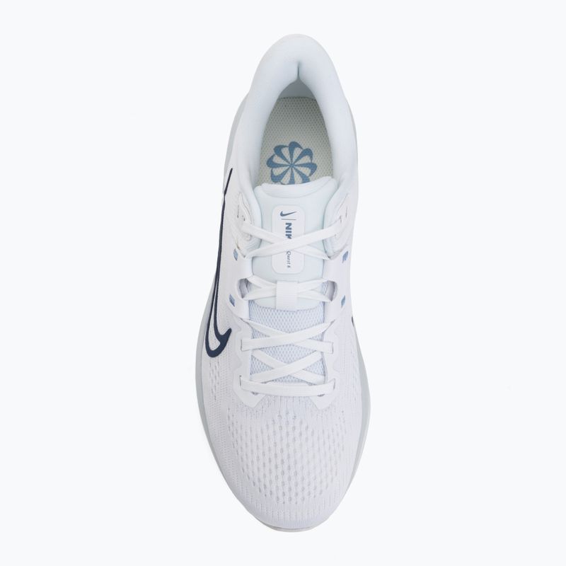 Дамски обувки за бягане Nike Quest 6 white/pearl pink/work blue/blue void 5