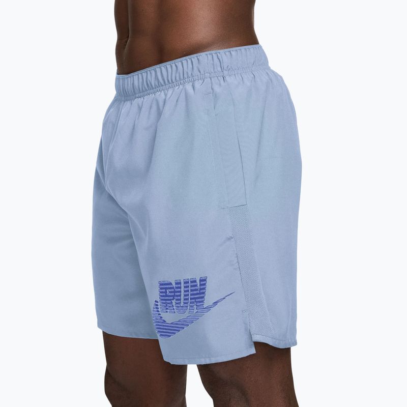 Мъжки шорти за бягане Nike Challenger Dri-Fit Brief-Lined 7" hydrogen blue/lapis 3