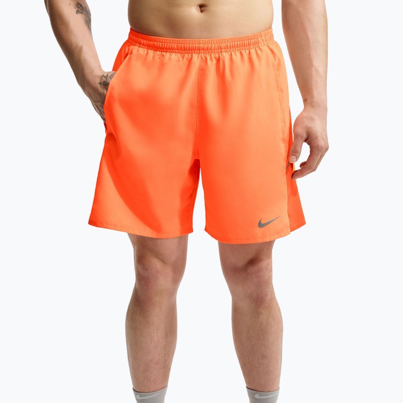 Мъжки шорти за бягане Nike Miler Dri-Fit 2in1 7" total orange 5