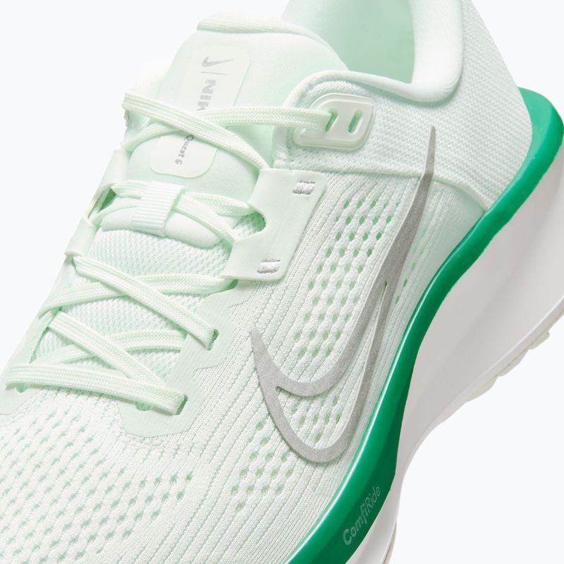 Дамски обувки за бягане Nike Quest 6 barely green/white/metallic silver 3