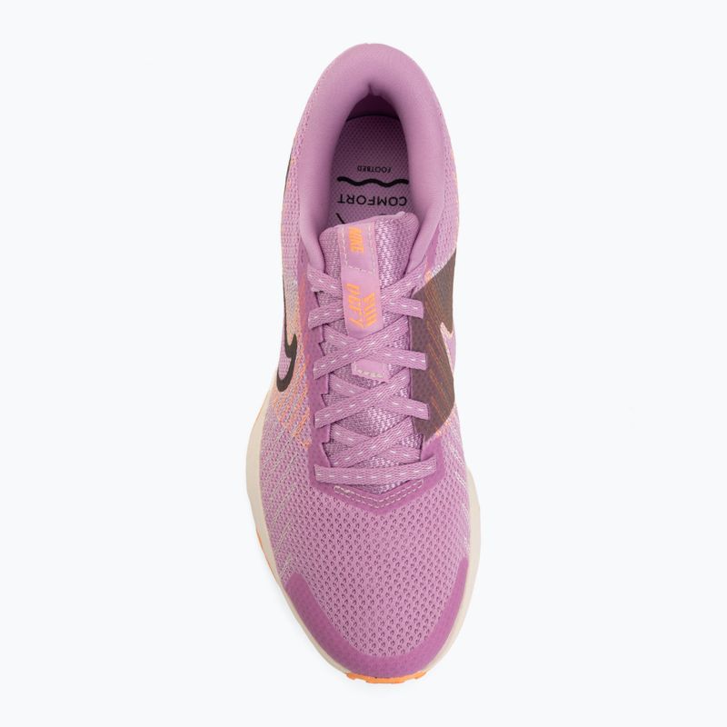 Дамски обувки за бягане Nike Run Defy light magenta/chalk/orange pulse/black 5