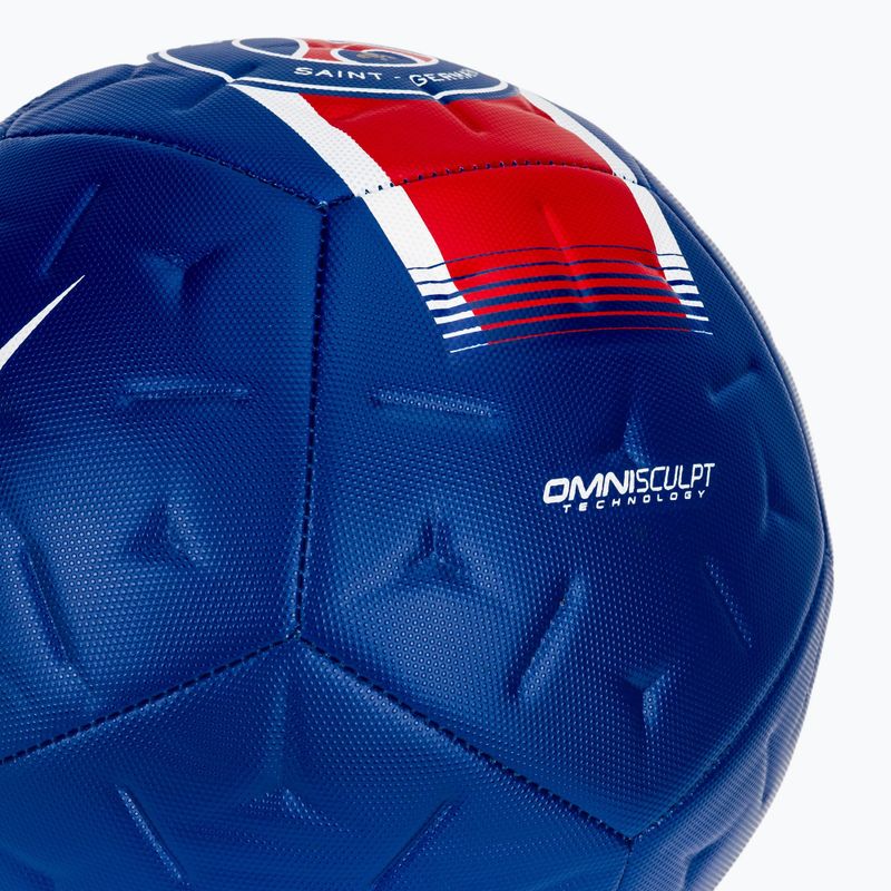 Футболна топка Nike Academy Paris-Saint Germain old royal/university red size 5 5
