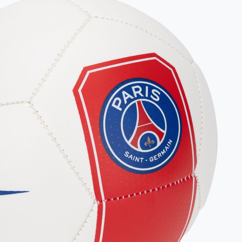 Топка за мини футбол Nike Skills Paris-Saint Germain white/university red size 1 3