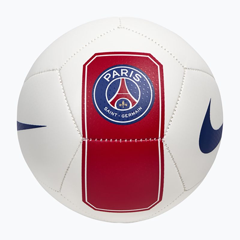 Топка за мини футбол Nike Skills Paris-Saint Germain white/university red size 1 2