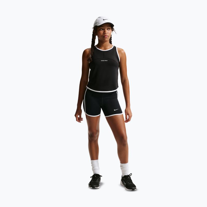 Детски къси панталони/шорти Nike Pro Dri-Fit 3" black/white 2