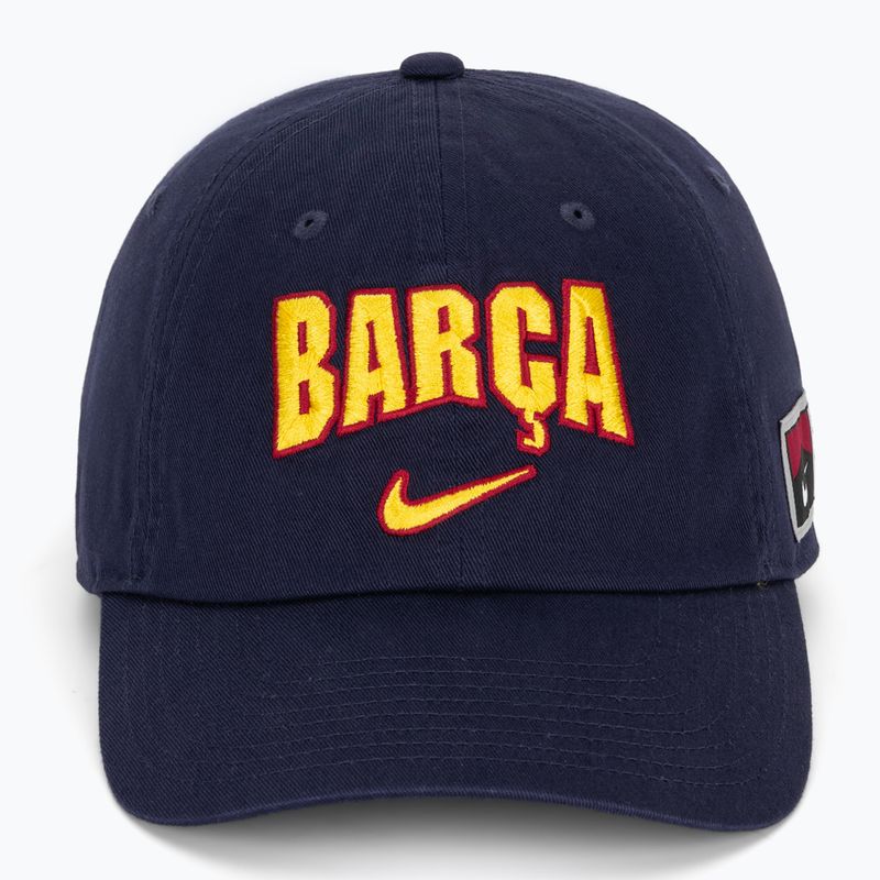 Шапка с козирка Nike FC Barcelona Club Cotton blackened blue 2