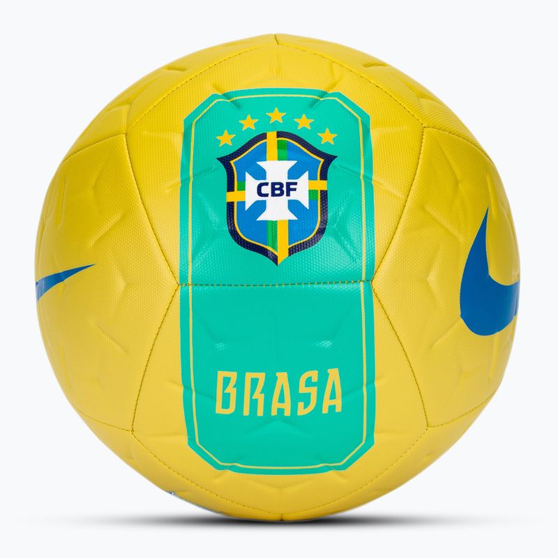 Футболна топка Nike Academy Brazil canary/light mint size 5 3