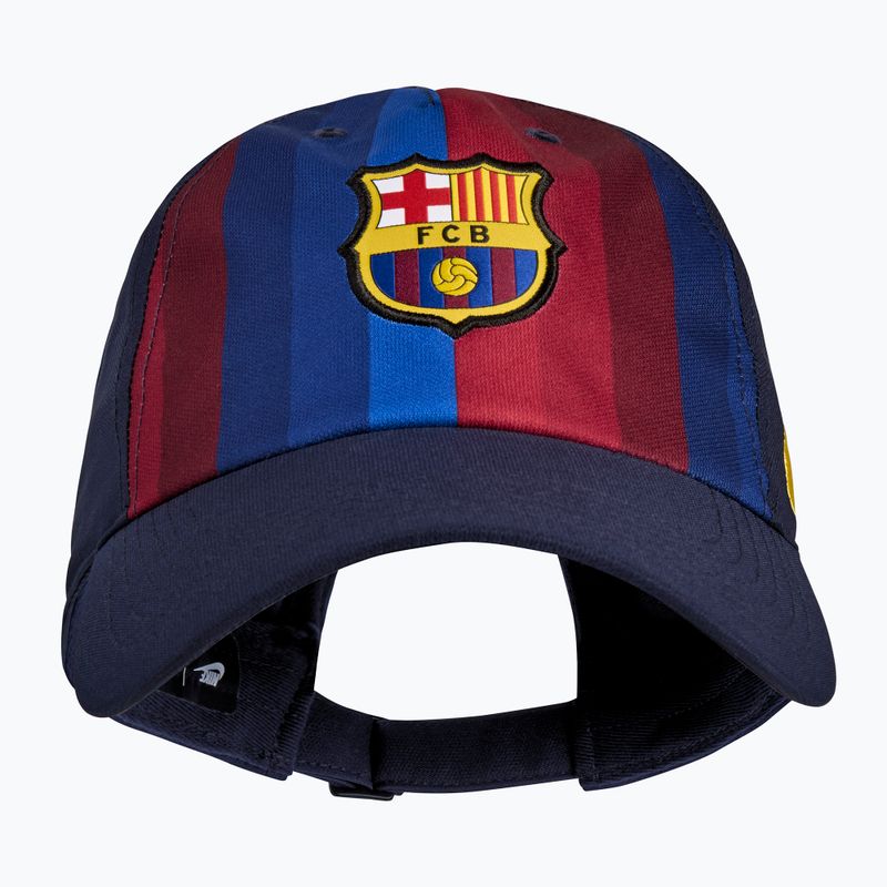 Детска шапка с козирка Nike FC Barcelona Club Poly blackened blue 3