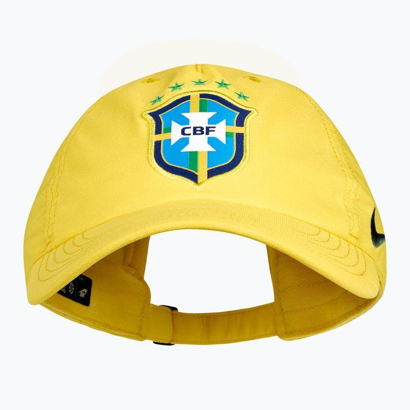 Детска шапка с козирка Nike Club Brazil Poly canary 2
