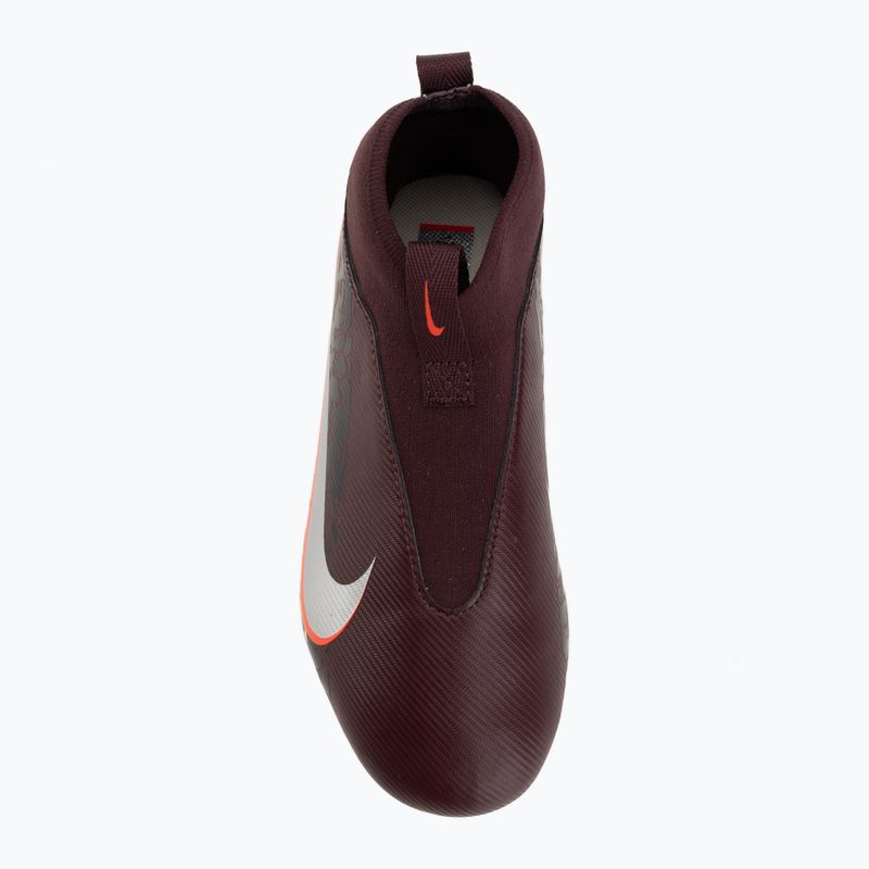 Детски футболни обувки Nike United Jr. Mercurial Superfly 10 Academy MG burgundy crush/metallic silver 5