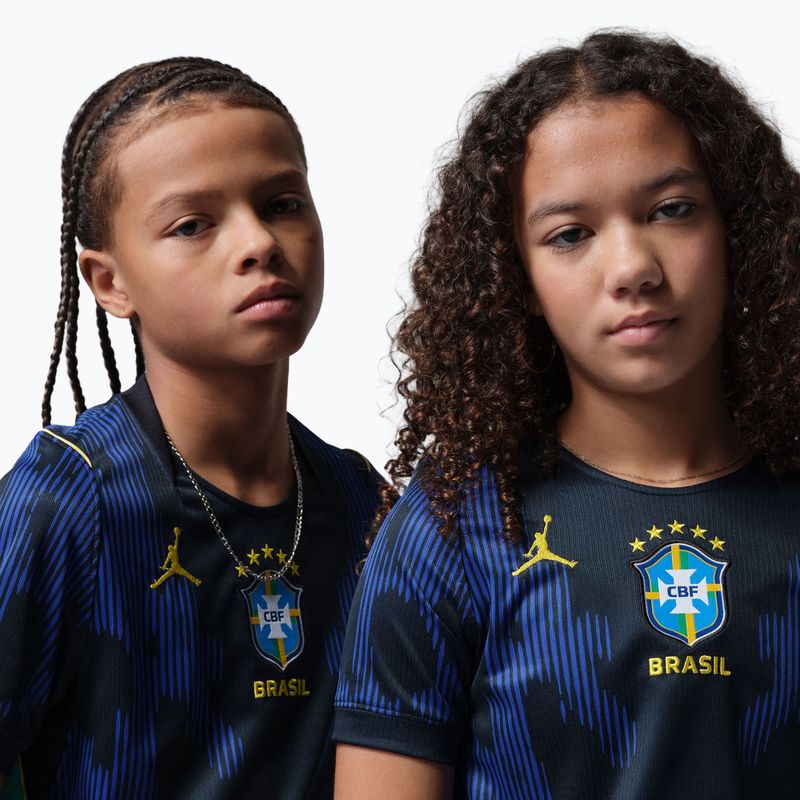 Детска футболна тениска Nike Brazil 2026 Stadium Away Soccer Replica 6