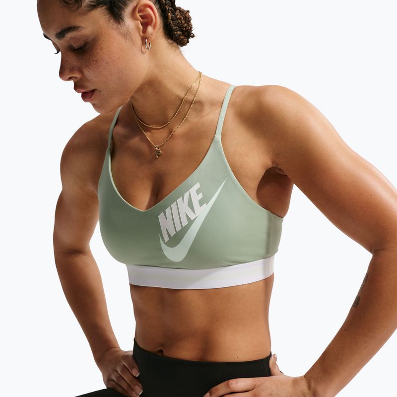 Спортен сутиен Nike Indy Light Support steam/white/barely green 5