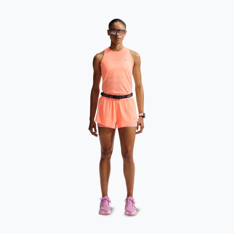 Дамска тениска за бягане Nike Swift Breathe Dri-Fit orange pulse/photon dust 2