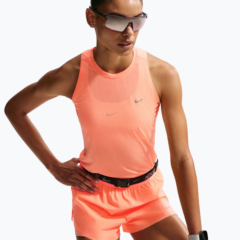 Дамска тениска за бягане Nike Swift Breathe Dri-Fit orange pulse/photon dust 6