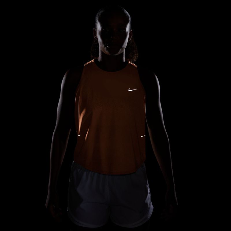 Дамска тениска за бягане Nike Swift Breathe Dri-Fit orange pulse/photon dust 7
