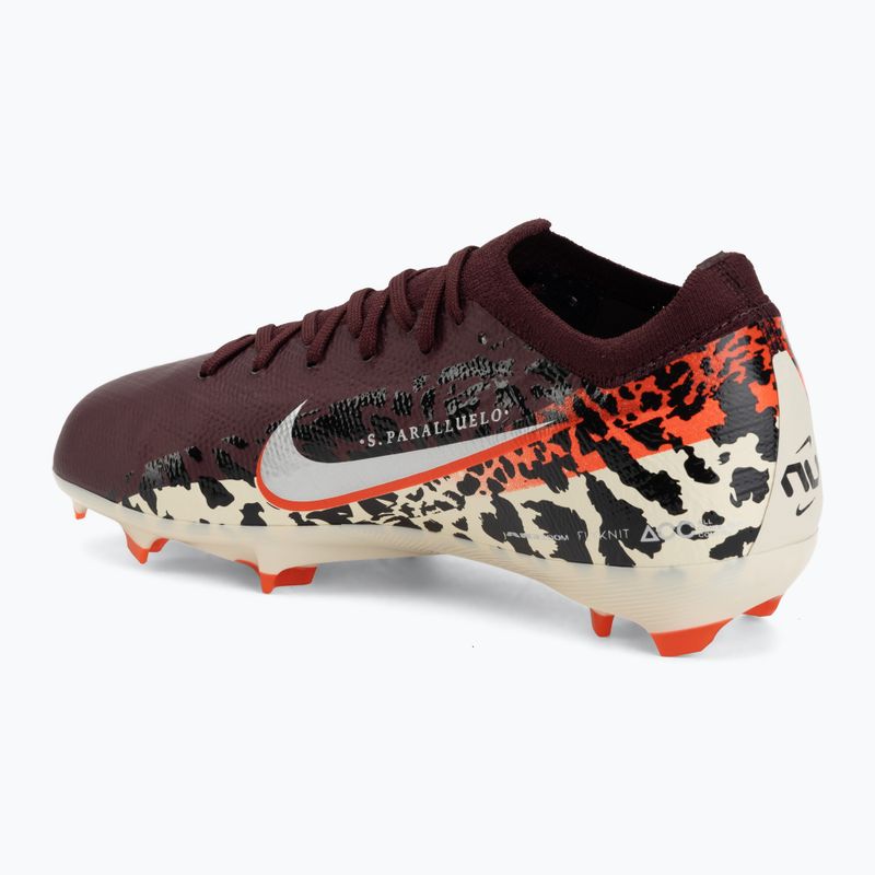 Детски футболни обувки Nike United Jr. Mercurial Vapor 16 Pro FG burgundy crush/metallic silver 3