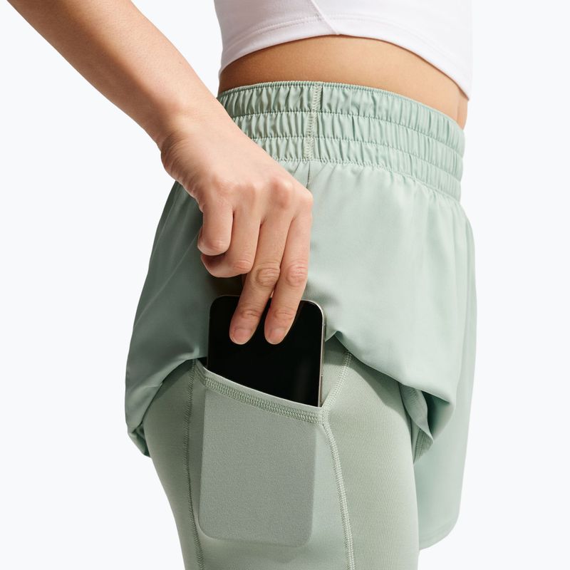 Дамски къси панталони/шорти Nike One Dri-Fit High-Waisted 3" 2In1 steam/white 6