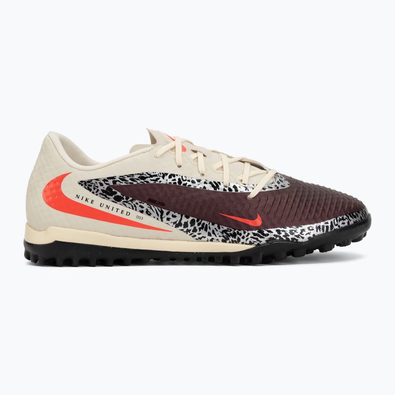 Мъжки футболни обувки Nike United Phantom 6 Low Academy TF burgundy crush/fossil/university red 2