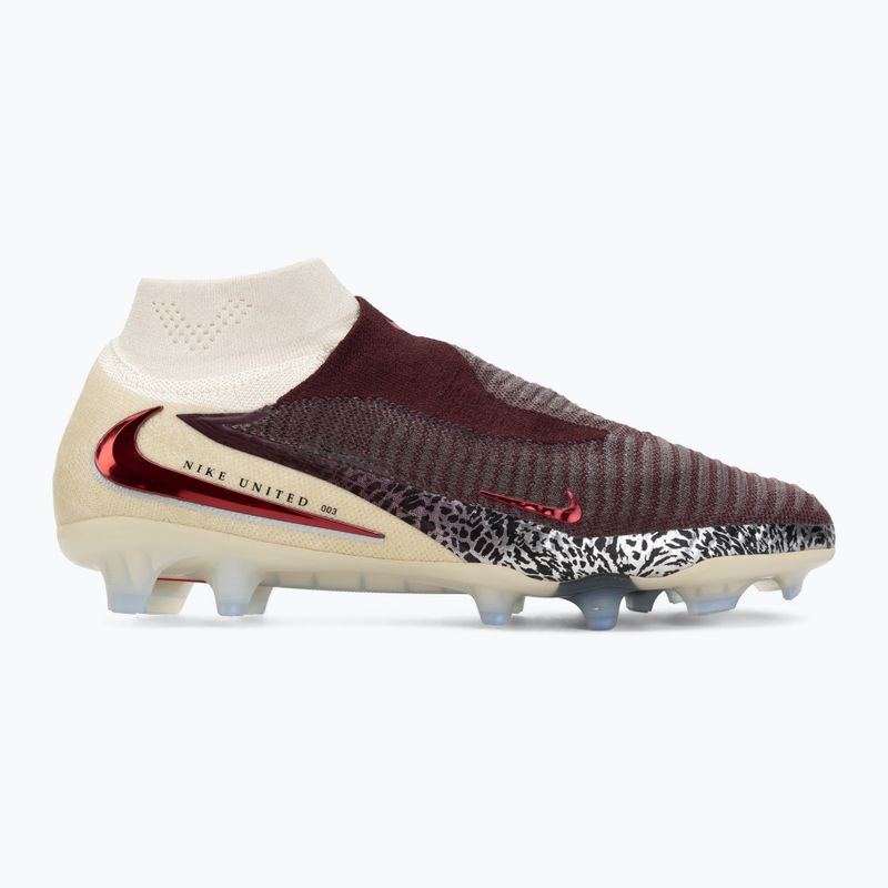 Мъжки футболни обувки Nike United Phantom 6 High Elite FG burgundy crush/fossil/university red 2