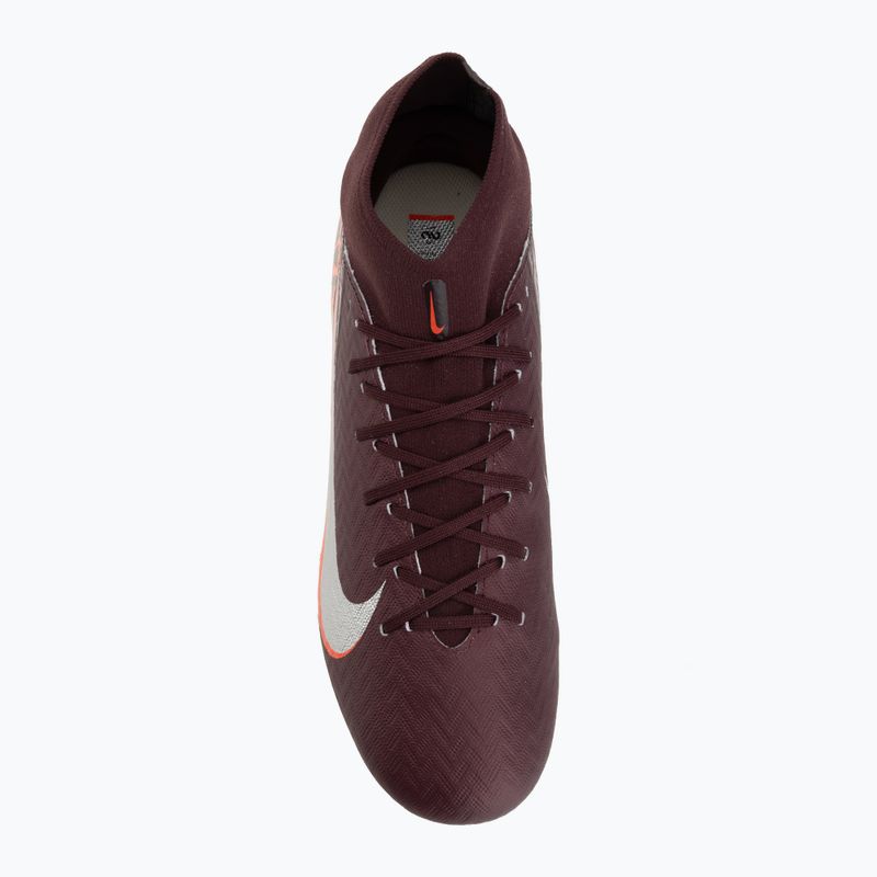 Мъжки футболни обувки Nike United Mercurial Superfly 10 Academy MG burgundy crush/metallic silver 5