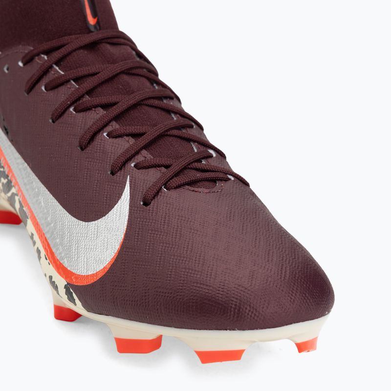 Мъжки футболни обувки Nike United Mercurial Superfly 10 Academy MG burgundy crush/metallic silver 7