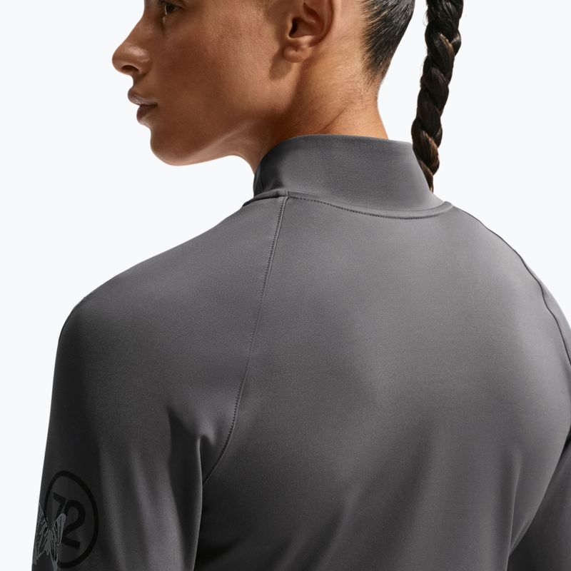 Дамски суитшърт за бягане Nike Swift Dri-Fit Full Zip Mid-Layer medium ash 4