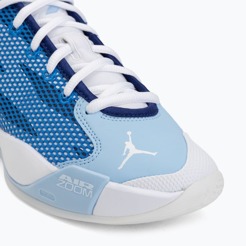 Мъжки обувки за баскетбол Jordan Luka 77 white/signal blue/psychic blue 7