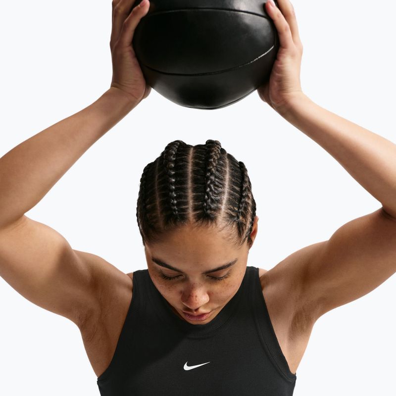 Дамска тренировъчна тениска Nike One Dri-Fit black/black/white 6