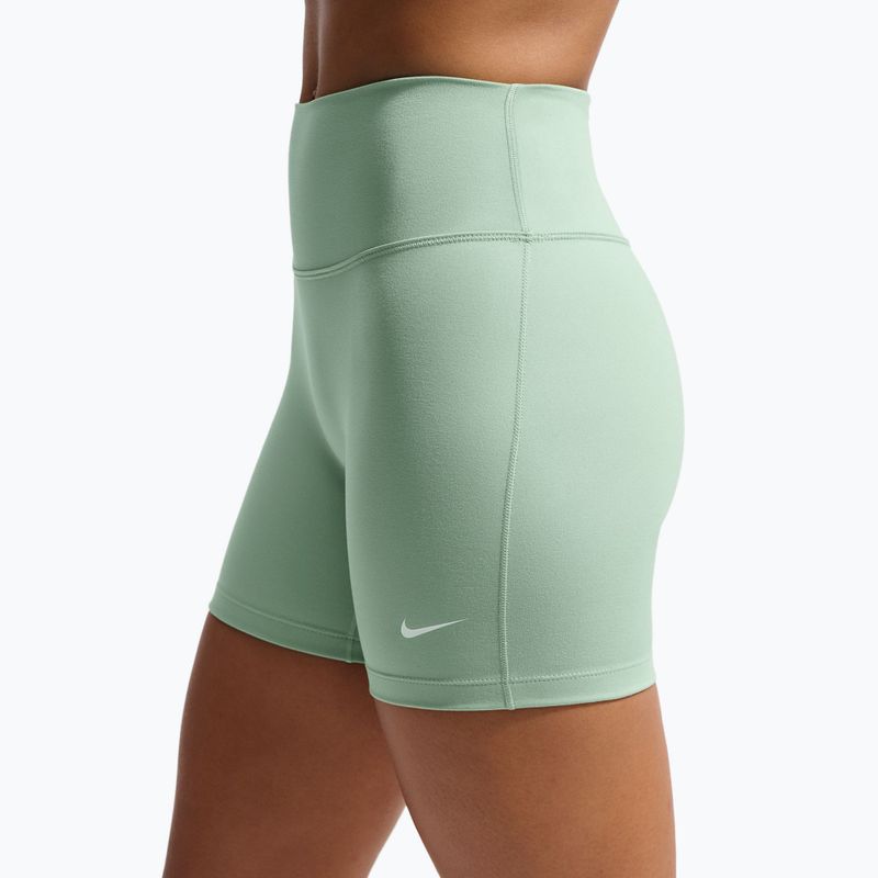 Дамски къси панталони/шорти Nike One High-Waisted Biker 5" steam/white 6