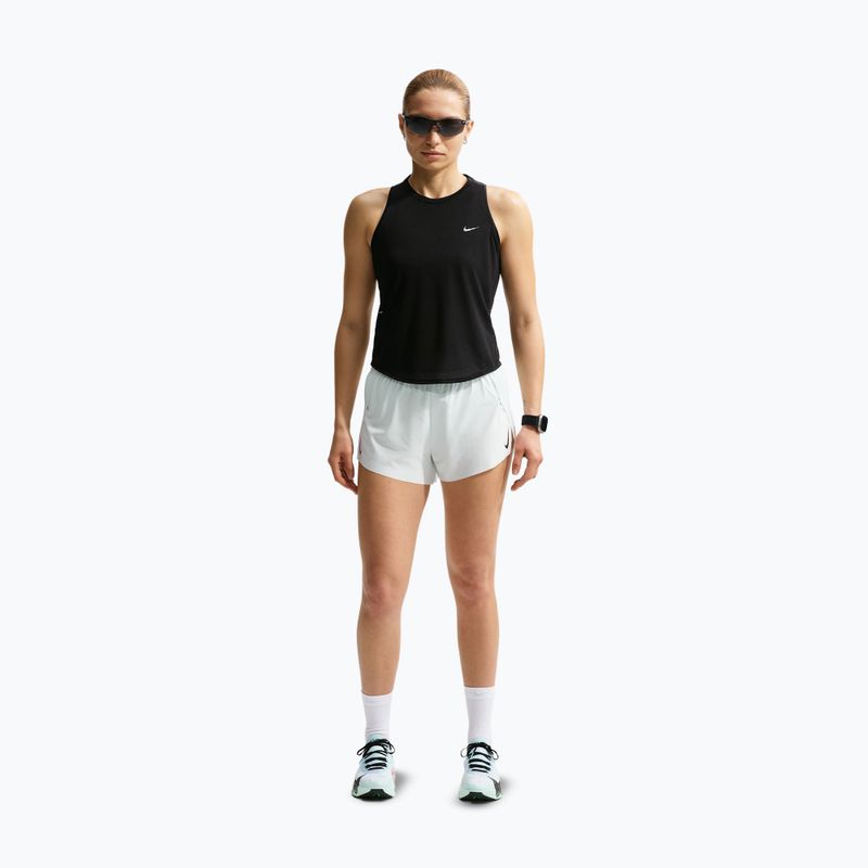 Дамска тениска за бягане Nike Swift Breathe Dri-Fit black/black/white 2
