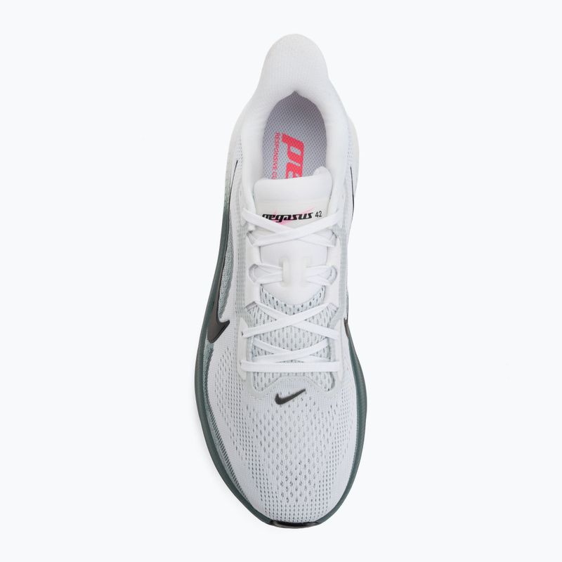 Мъжки обувки за бягане Nike Pegasus 42 white/mineral slate/hyper pink/black 5