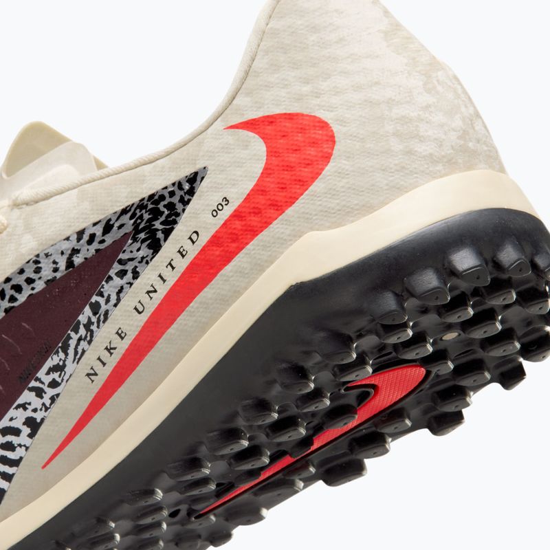 Мъжки футболни обувки Nike United Phantom 6 Low Academy TF burgundy crush/fossil/university red 3