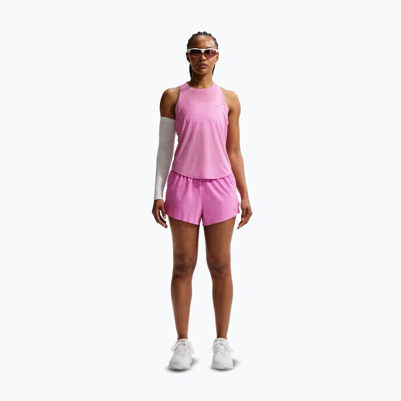 Дамска тениска за бягане Nike Swift Breathe Dri-Fit light magenta/photon dust 2