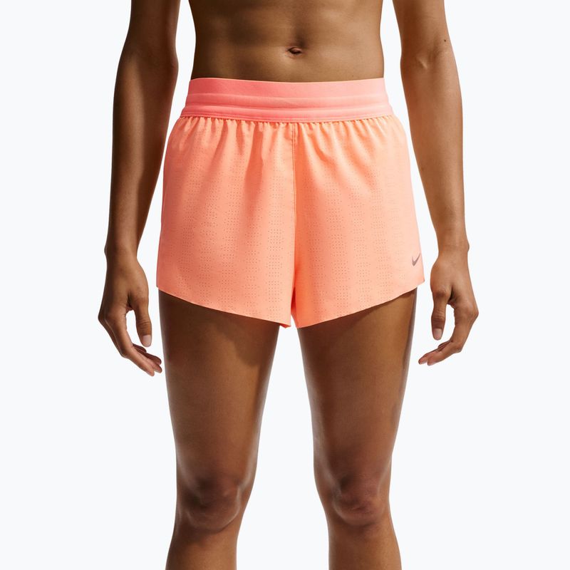 Мъжки шорти за бягане Nike Swift Breathe Dri-Fit Mid-Rise 2.5" orange pulse/photon dust