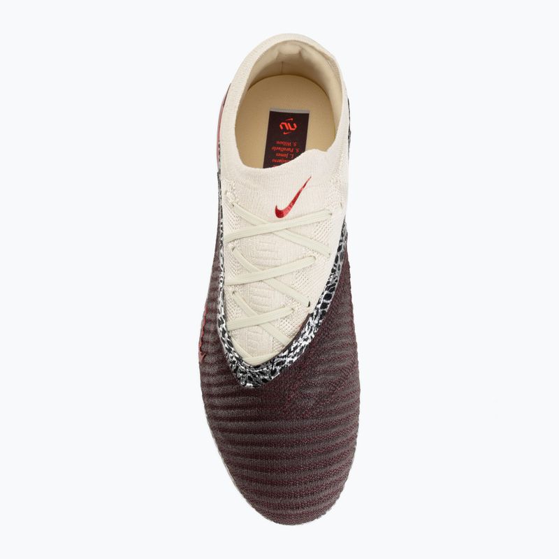 Мъжки футболни обувки Nike United Phantom 6 Low Elite FG burgundy crush/fossil/university red 5